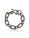 JELENA BEHREND JELENA BEHREND OXIDISED GOLD JOLIE LINK BRACELET - BLACK,BALTICJOLIELINKBL12536591