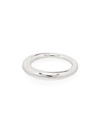 All Blues Hungry Snake Polished Sterling Silver Ring In Silver