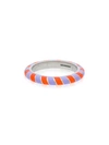 ALICE CICOLINI ALICE CICOLINI 14K WHITE GOLD MEMPHIS CANDY BAND - MULTICOLOUR,MEMPHISCANDYBAND12561469