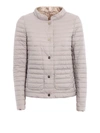 Herno Snap Button Down Jacket In Grey