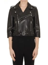 RED VALENTINO RED VALENTINO LEATHER JACKET,10494564