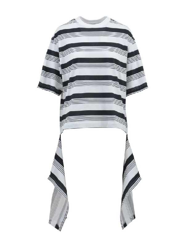 balenciaga striped t shirt