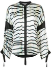 KIMORA LEE SIMMONS EDEN DRAWSTRING SHIRT,R1820512642411