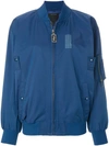 MARC JACOBS MARC JACOBS SHELL BOMBER JACKET - BLUE,M400716840012677673