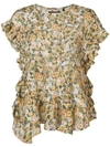 ISABEL MARANT FLIREN FLORAL PRINT TOP,JU076818P025I12661876