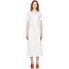 LEMAIRE LEMAIRE WHITE T-SHIRT DRESS,W 181 TS203 LJ022