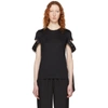 MARQUES' ALMEIDA MARQUES ALMEIDA BLACK BELT SLEEVE T-SHIRT,RST18TP0100JRS