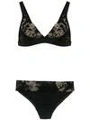 Mara Mac Printed Bikini Set - Black In Black