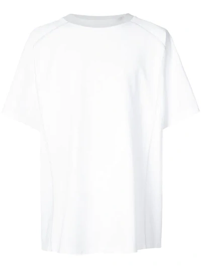 Y/project Double Shoulder T-shirt In White