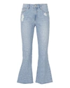 SJYP Ribbon Crop Flare Jeans,PWMS1DP10900/RIBBON