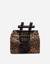 DOLCE & GABBANA INSTABAG IN PRINTED NYLON AND PATENT LEATHER,BB6547AH948HA93M