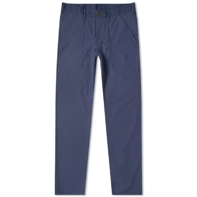 Stan Ray Slim Fit 4 Pocket Fatigue Pant In Blue