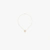 FOUNDRAE 18K YELLOW GOLD WHOLENESS PETITE STATIONARY CHAIN DIAMOND NECKLACE,N1WHOLENESS12317318