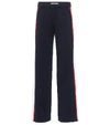 TORY SPORT COTTON-BLEND STRIPED TRACKPANTS
