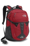 The North Face Recon Backpack - Red In Rage Red/ Asphalt Grey
