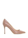 SERGIO ROSSI GODIVA LEATHER PUMPS,10495055