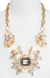 ADIA KIBUR CRYSTAL STATEMENT NECKLACE,SD8011N-CRY