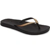Reef Cushion Bounce Stargazer Flip-flop Sandals Women's Shoes In Gold