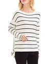 VINCE CAMUTO HIGH/LOW STRIPED SWEATER,9028203