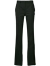 Versace Tailored Flare Trousers In Black