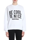 DSQUARED2 BE COOL BE NICE SWEATSHIRT,10495448