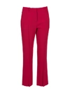 Givenchy Cropped Tailored Trousers In Fucsia