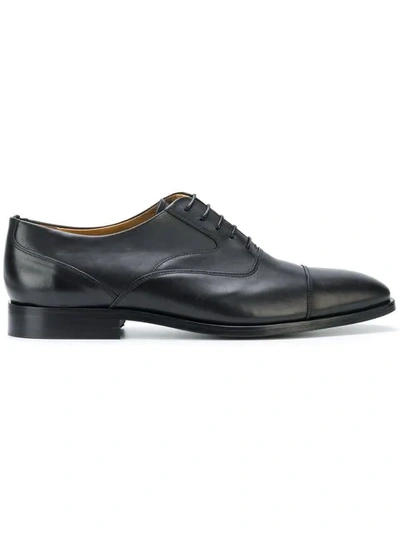 Ps By Paul Smith Toe-cap Oxford Shoes In Black