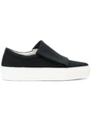 Primury Curio Slip-on Canvas Trainers In Black