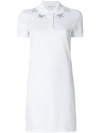 Givenchy Mirrored Star Polo Shirt In White