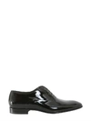 Hugo Boss Patent Leather Oxford Shoes In Black