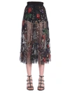AMEN EMBROIDERED SKIRT,AMS18306 S18016089