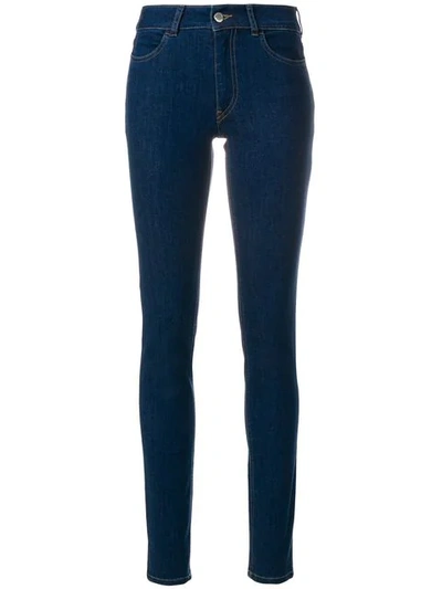 Prada High-rise Skinny Jeans - Blue