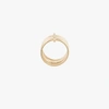 Lizzie Mandler Fine Jewelry 18kt Gold '7 Day' Ring With Diamonds In Silver