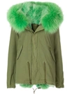 MR & MRS ITALY FUR LINED SHORT PARKA,MP444SC212652676