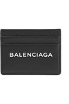 BALENCIAGA EVERYDAY PRINTED LEATHER CARDHOLDER