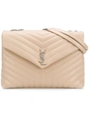 Saint Laurent Large Lou Lou Monogram Shoulder Bag - Nude & Neutrals In Nude & Neutrals