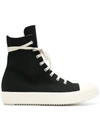 RICK OWENS DRKSHDW RICK OWENS DRKSHDW HI-TOP SNEAKERS - BLACK,DU18S3800FMP12662460