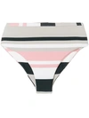 Asceno Bold Striped Bikini Briefs - Multicolour In Multicolour