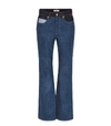 SONIA RYKIEL Mixed Patch Jeans,1929580583089480000