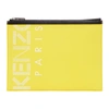 KENZO Yellow A4 Logo Pouch,F855PM202F24