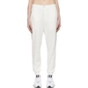 Y-3 Y-3 WHITE CLASSIC LOGO LOUNGE PANTS,CY6904