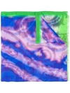 ETRO blurred print scarf,17560812679924