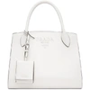 PRADA PRADA WHITE SMALL PARADIGM BAG,1BA156 SOO 2EBU