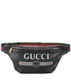 GUCCI Printed leather belt bag