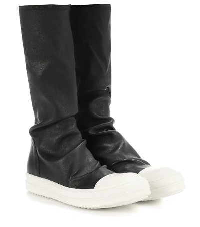 Rick Owens Leather Boots