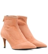BALMAIN SUEDE ANKLE BOOTS,P00291091-11