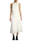 GANNI Wilkie Striped Seersucker Dress
