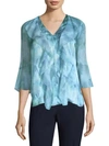 ELIE TAHARI Faith Silk Blouse