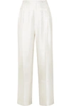 GIVENCHY SATIN-JACQUARD PANTS