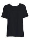 Moncler Jersey Cotton T-shirt In Navy